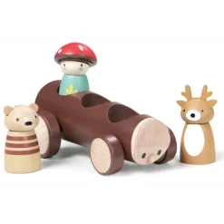 Wooden Timber Taxi Toy