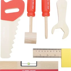 Wooden Tool Bench with 20 Accessories