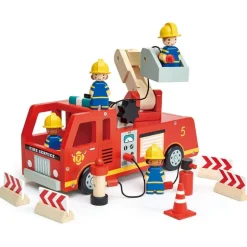 Wooden Toy Fire Engine Truck