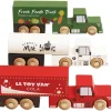 Wooden Trailer Truck Set