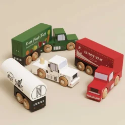Wooden Trailer Truck Set