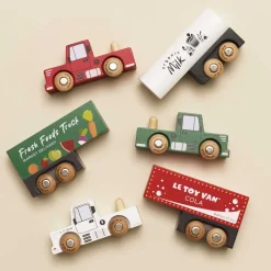Wooden Trailer Truck Set