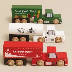 Wooden Trailer Truck Set