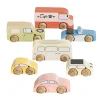 Wooden Vintage Toy Cars - 7 Pieces