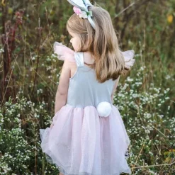 Woodland Bunny Dress & Headpiece - Size 5-6 Years