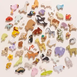 Woodland Stacking Forest Animals & Bag - 10 Pieces