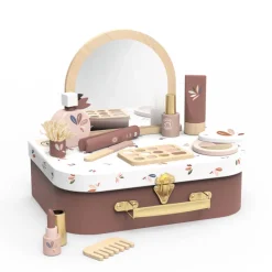 Wood Pretend Play Beauty Suitcase