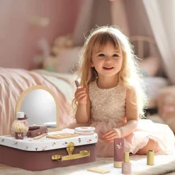 Wood Pretend Play Beauty Suitcase