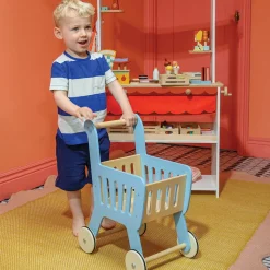 Wood Shopping Cart