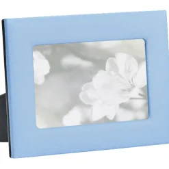 4" x 6" Leather Studio Frame - Light Blue