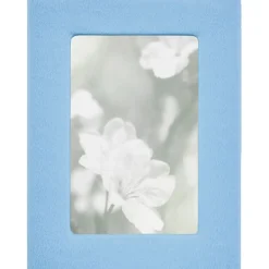 4" x 6" Leather Studio Frame - Light Blue