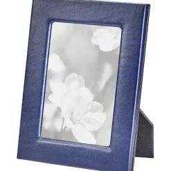 5" x 7" Leather Studio Frame - Navy Blue