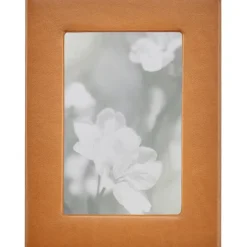 4" x 6" Leather Studio Frame - Tan