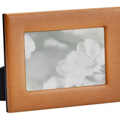 4" x 6" Leather Studio Frame - Tan