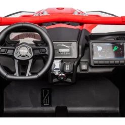 2x24V 4x4 Can Am Maverick 2 Seater Ride on UTV - Red