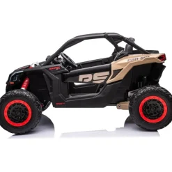 2x24V 4x4 Can Am Maverick 2 Seater Ride on UTV - Khaki