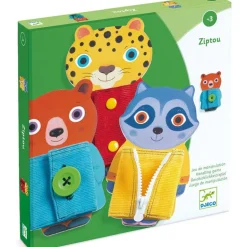 Zipping Wooden Skill Boards